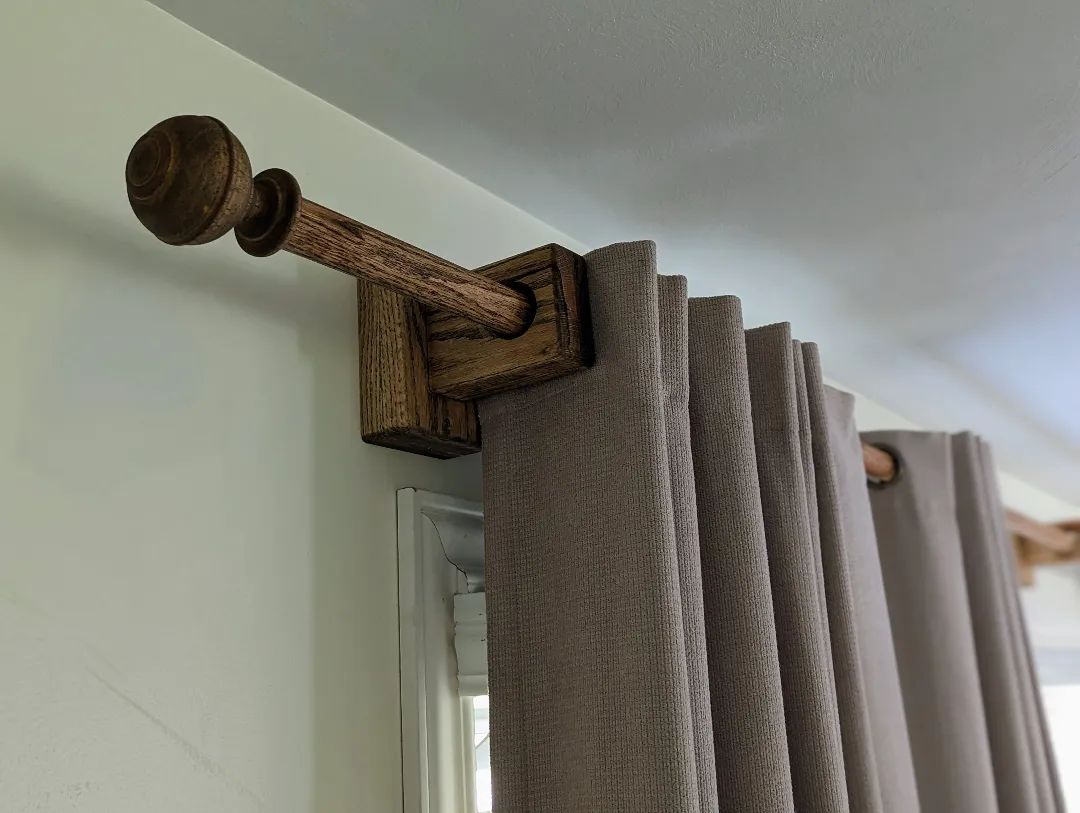 12 Crafts Curtain Rod ideas