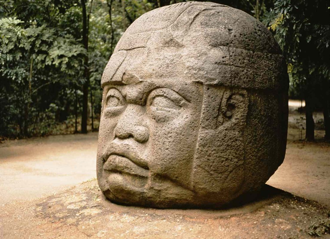 Colossal head Olmec