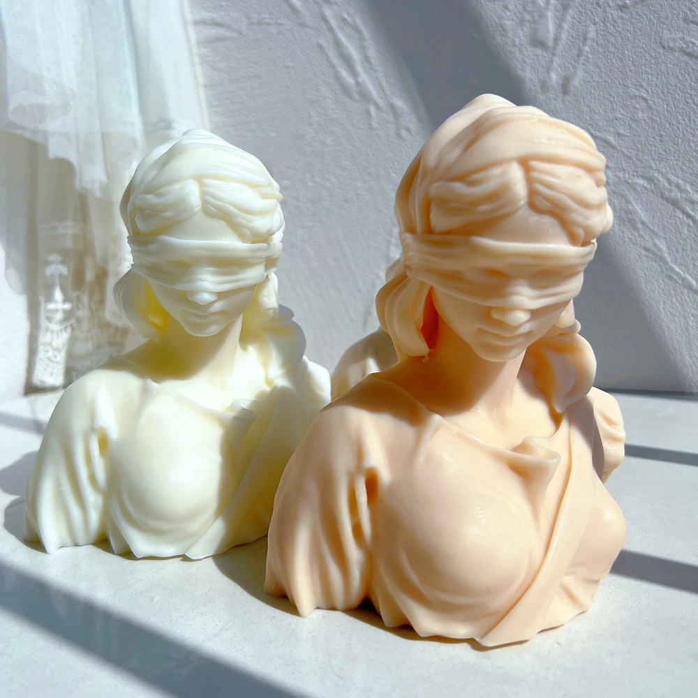 Lady Justice candle mold