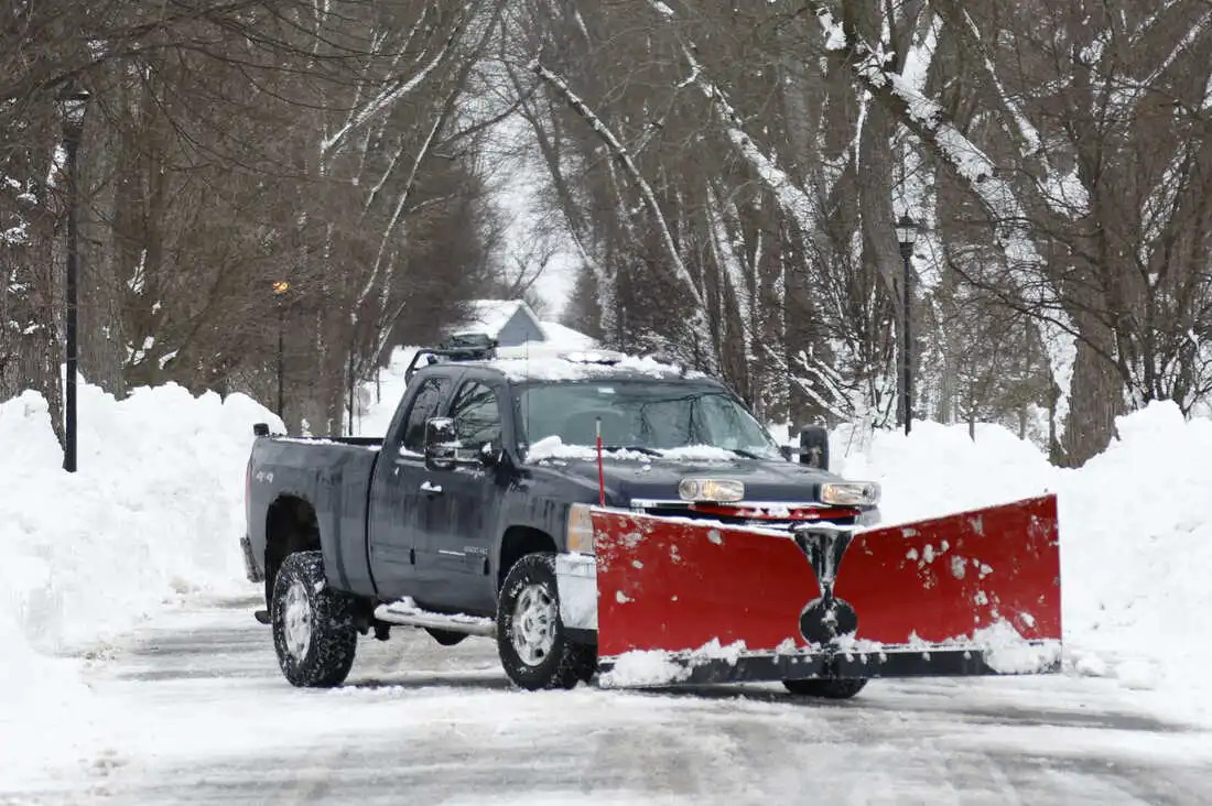 snow plowing