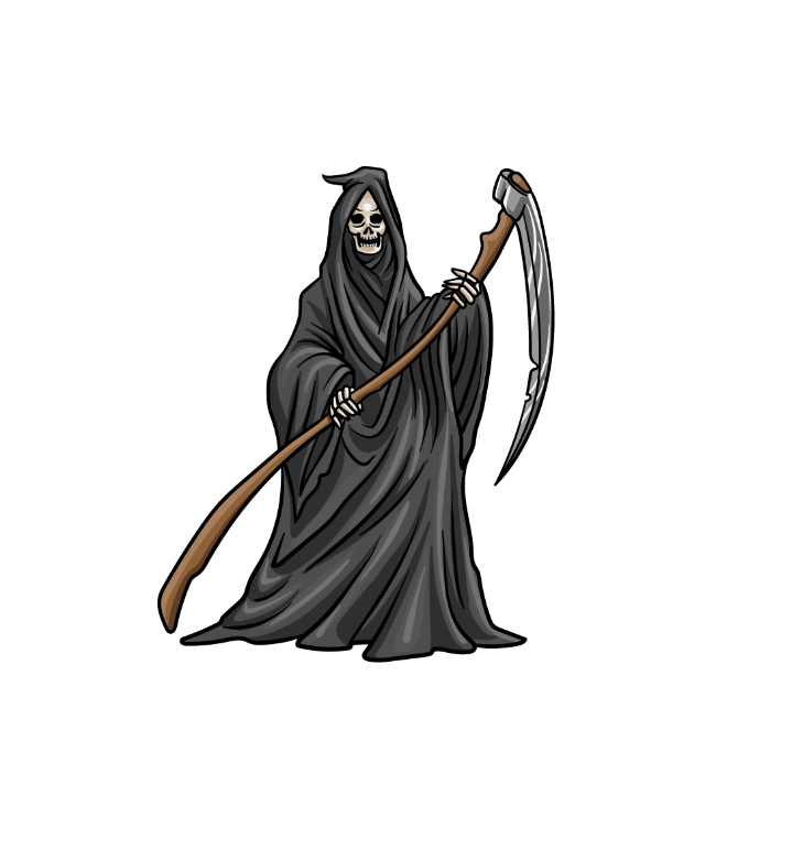 How to draw the Grim Reaper