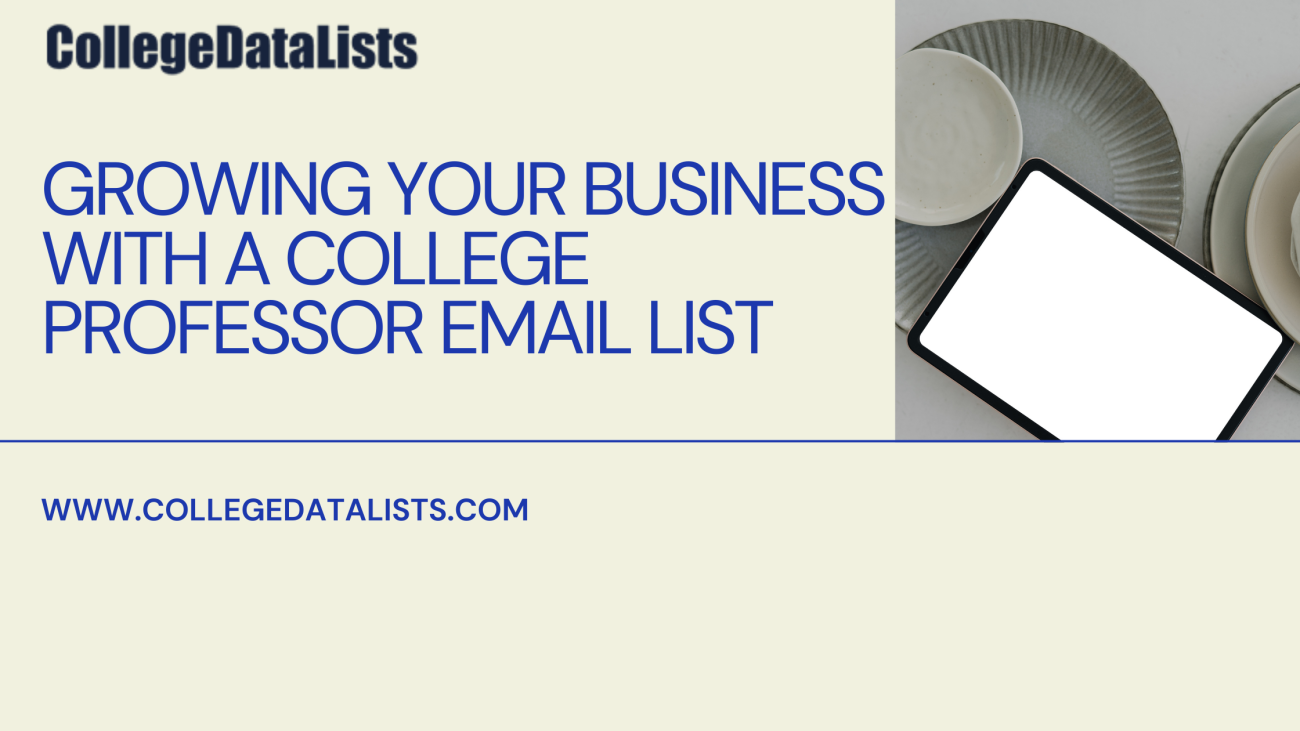 College Professor Email List