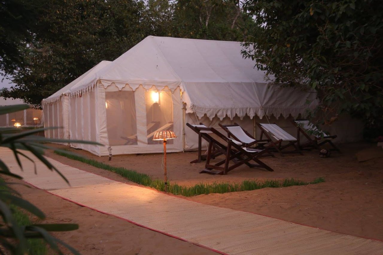 Swiss cotage tent